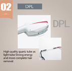 다중기능 DPL 에라이트 레이저 단단한 머리카락 제모 레이저 기계 8*40mm 10*50mm
